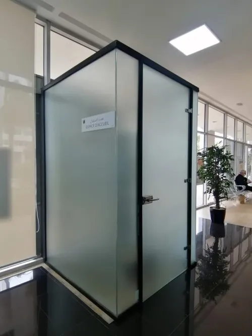 vitrine en verre 