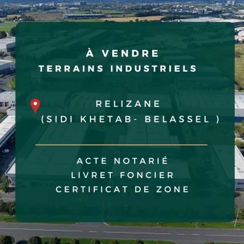 Vente Terrain Relizane Sidi khettab