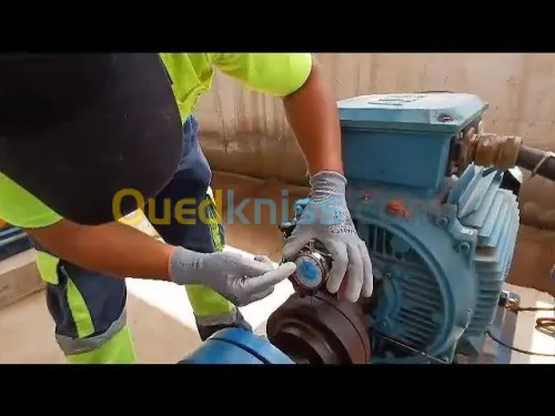 Réparation tout type des pompe a gaz+carburant+eau alignement mécanique Entre moteur est pompe   