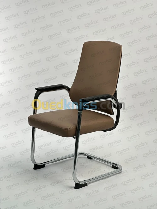 CHAISE BUREAU VISITEUR STRADA NEW simili cuir skaï De La Marque MOBIX-DZ 