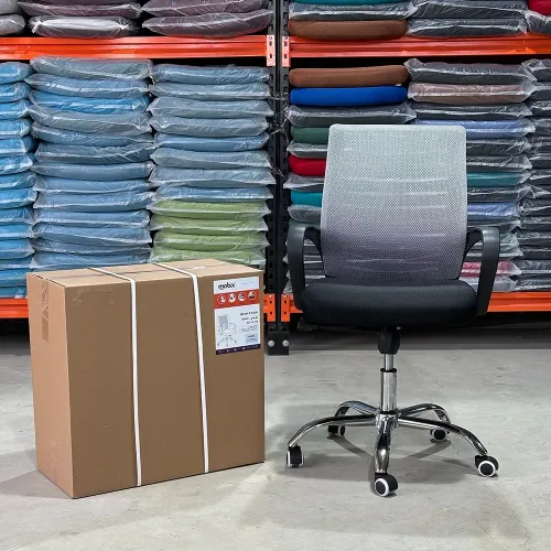 Chaise bureau opérateur VECELO assise Noir Mobix dz