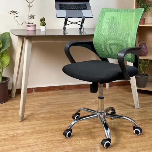 Chaise opérateur filet couleur vert ergonomique Mobix dz