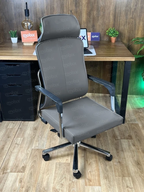 Chaise de bureau SEDIA EXECUTIVE opérateur en simili cuir marque MOBIX DZ