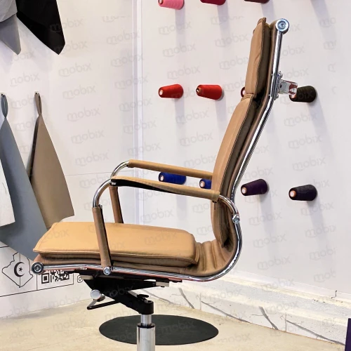 Chaise de direction opérateur ELITE marron de la marque Mobix dz