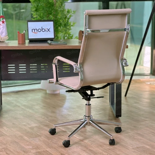 Chaise PDG NOBLE opérateur beige de la marque Mobix dz