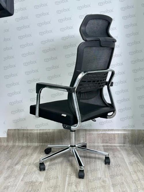 Chaise opérateur SEDIA noir pour bureaux et administrations de la marque Mobix-dz
