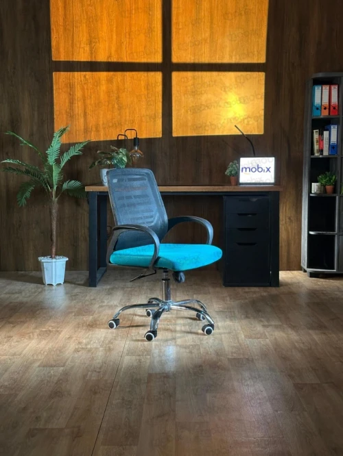 Chaise bureau administration opérateur ARGO bleu de la marque MOBIX DZ
