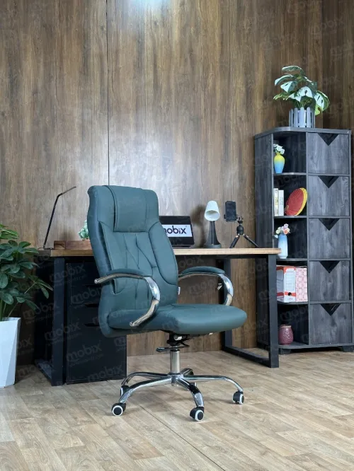Chaise CIRTA opérateur PDG en simili cuir de la marque Mobix dz