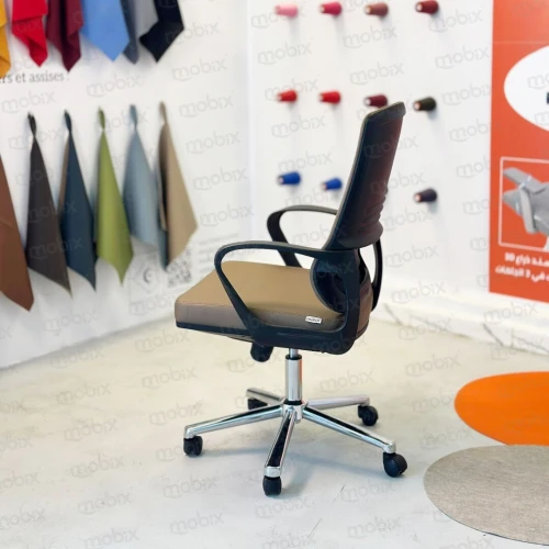 Chaise STRADA EXECUTIF opérateur nouveau modèle simili cuir marron