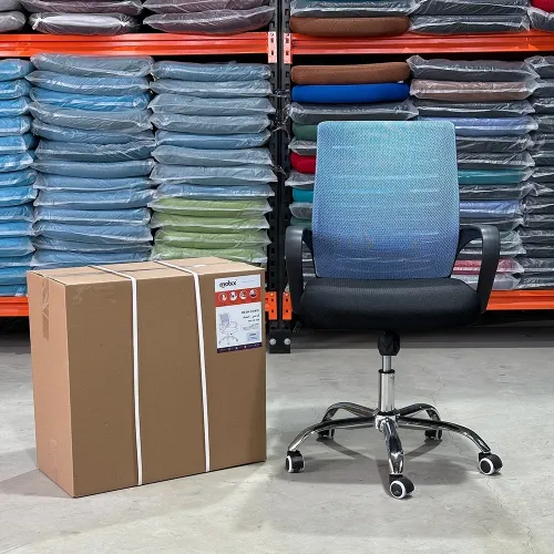 Chaise bureau opérateur VECELO assise Noir Mobix dz