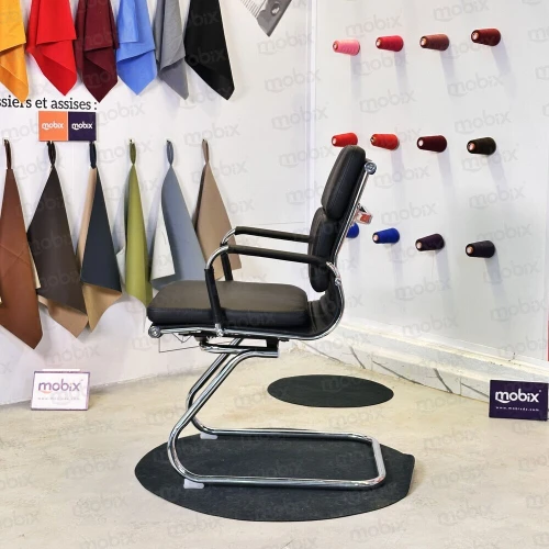 Chaise de direction AURA visiteur noir de la marque Mobix dz