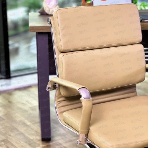 Chaise de direction AURA opérateur beige de la marque Mobix dz