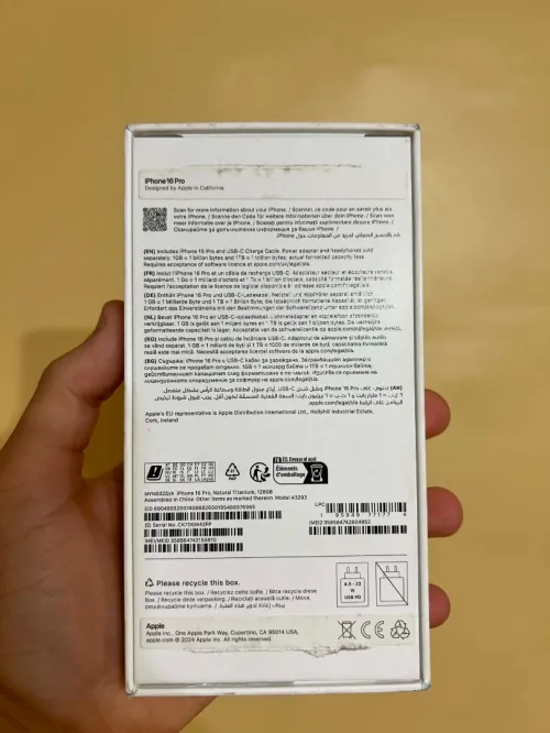 Appel I phone 16 pro
