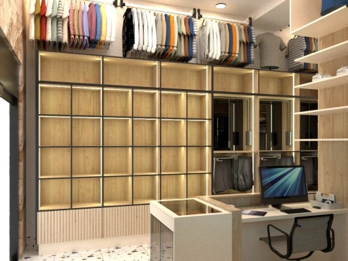 Aménagement de bureau d'entreprise, commercial ou point de vente.