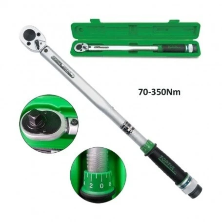 Clé dynamométrique 1/2" 70-350Nm 64.5cm TOPTUL ANAF1635
