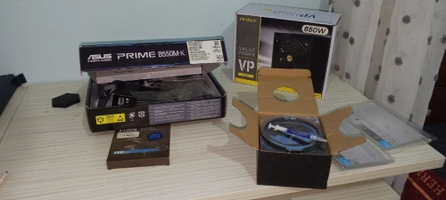 Ryzen 5 5600G + B550M-K Motherboard + 16GB RAM + SSD NVMe 128GB + Power Supply 650W