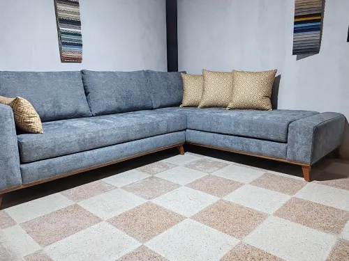 Salon d'angle scandinave 