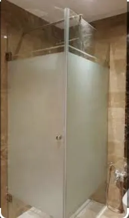 Paroi de douche et façade en verre 