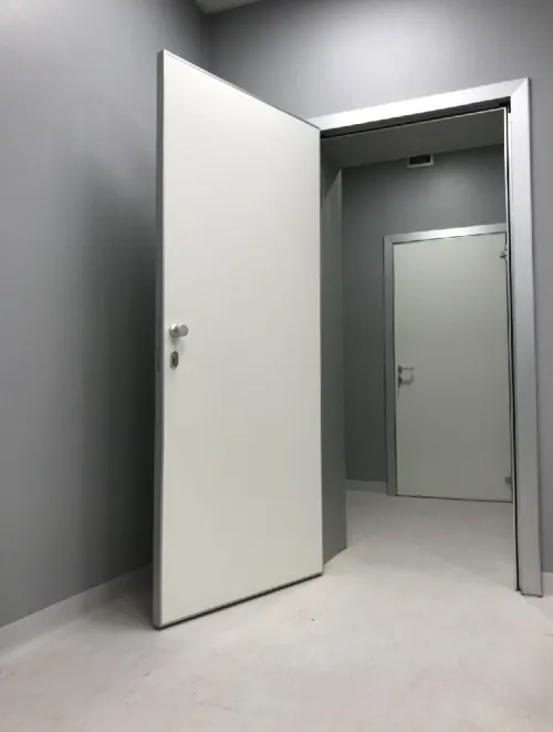 porte plombée et paravent plombé contre rayon X et porte technique 
