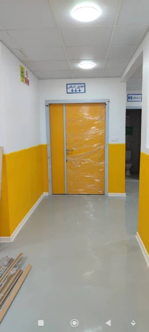 porte plombée et paravent plombé contre rayon X et porte technique 