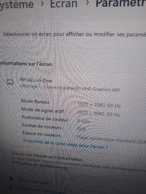 HP ALL IN ONE 22 pouce 1080P