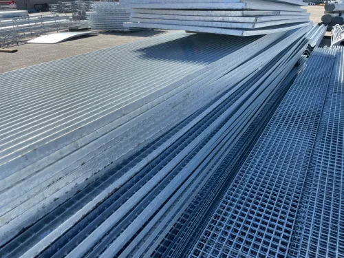 Caillebotis en acier galvanisé électroforgé et pressé