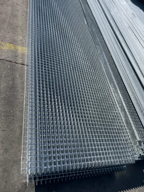 Caillebotis en acier galvanisé électroforgé et pressé