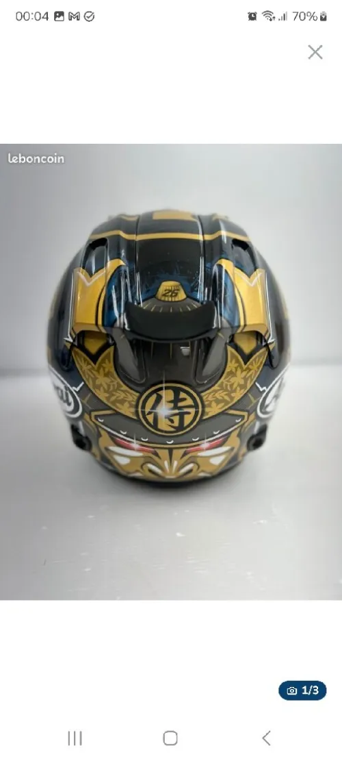 Casque arai samourai taille M caba Europe