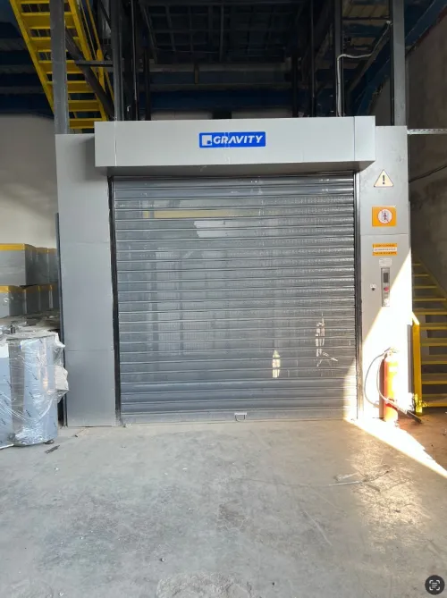 Montecharge marchandise hydraulique fabrication sur mesure - GRAVITY ALGERIE - interne ou externe