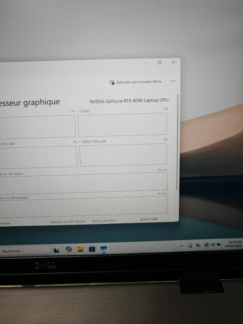 Dell precision 7680 RTX 4090 16GB