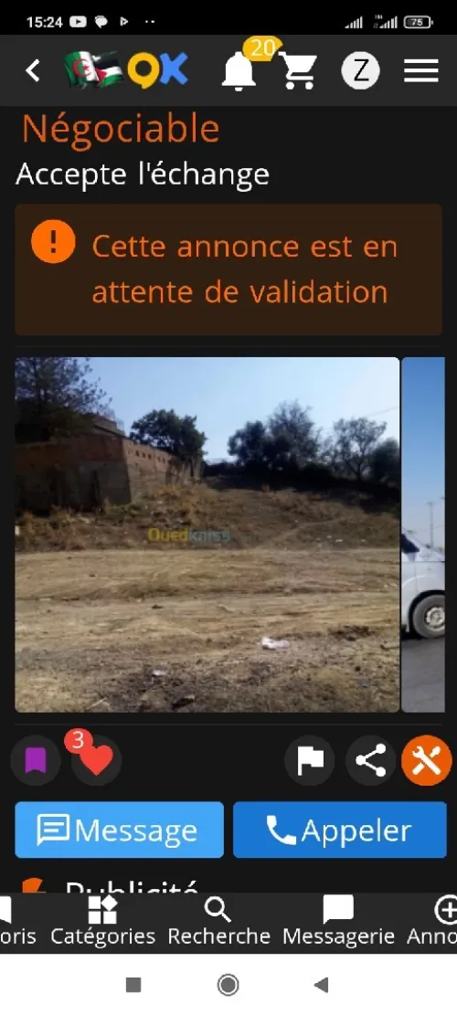 Vente Terrain Boumerdès Khemis el khechna