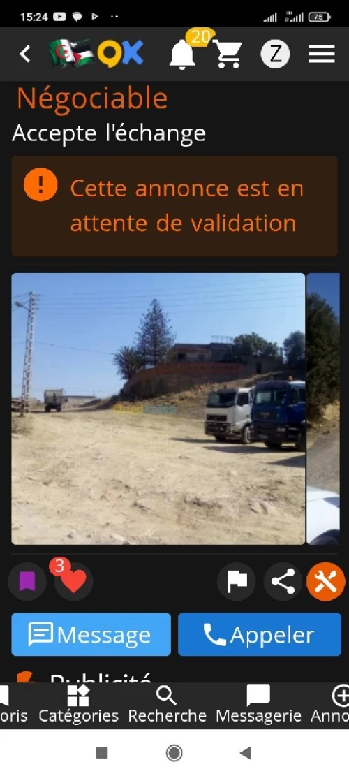 Vente Terrain Boumerdès Khemis el khechna