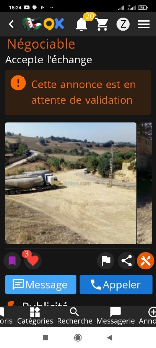 Vente Terrain Boumerdès Khemis el khechna