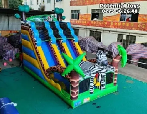 Toboggan gonflable importation 