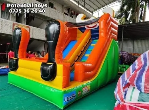 Toboggan gonflable importation 