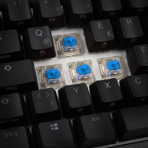 Ducky One 2 SF Gaming Keyboard, MX-Blue, RGB LED - WHITE ( AZERTY ) OPEN BOX 