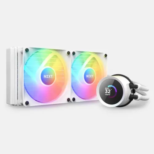 NZXT Kraken 240 ARGB LCD WHITE / BLACK with LCD display 