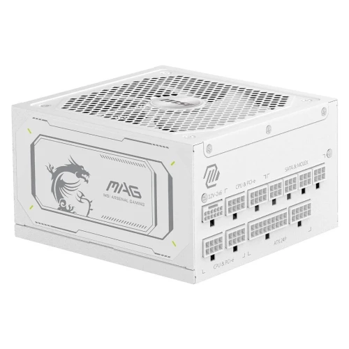MSI MAG A1000GL PCIE5. 1000W gold ATX 3.1 (WHITE)