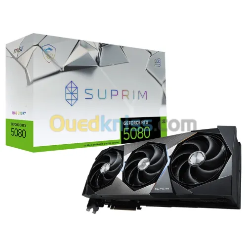 MSI GeForce RTX 5080 16GO SUPRIM SOC 