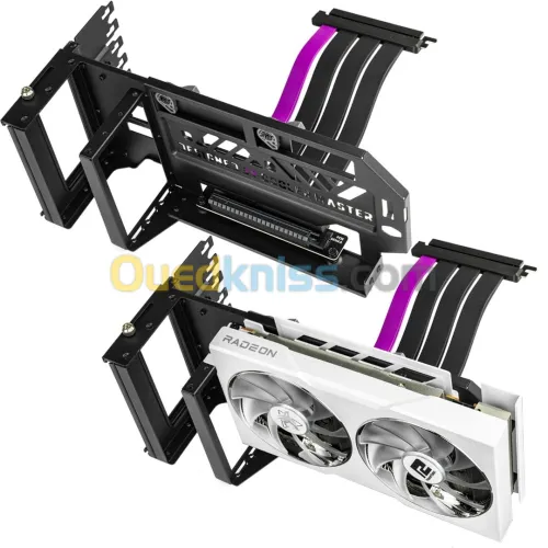 Cooler Master Vertical GPU Card Kit V3 Black + Premium Riser Cable PCI-E 4.0 x16 165mm 