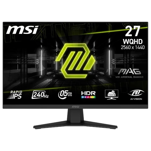 MSI 27 MAG 274QF X24 240 Hz / 2K / 0.5 ms / Rapid IPS / HDMI / DisplayPort