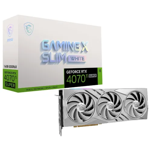 MSI GeForce RTX 4070 TI SUPER 16G GAMING X SLIM WHITE