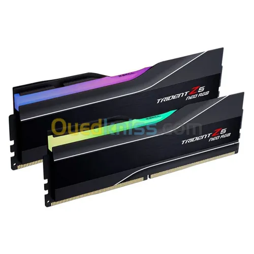 G Skill Trident Z5 RGB 64 Go (2 X 32 Go) DDR5 6000 MHz CL30 Noir / INTEL XMP AMD expo