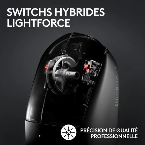 Logitech G Pro X Superlight 2 Lightspeed Black / White / Magenta 