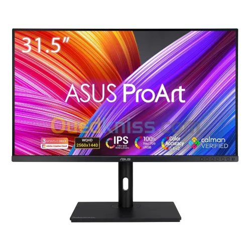 ASUS 31.5" LED - ProArt PA328QV 2k 5ms 16/9 - Dalle IPS - Adaptive-Sync - Pivot 