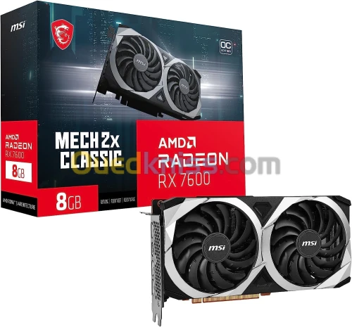 MSI Gaming Radeon RX 7600 8GB GDDR6