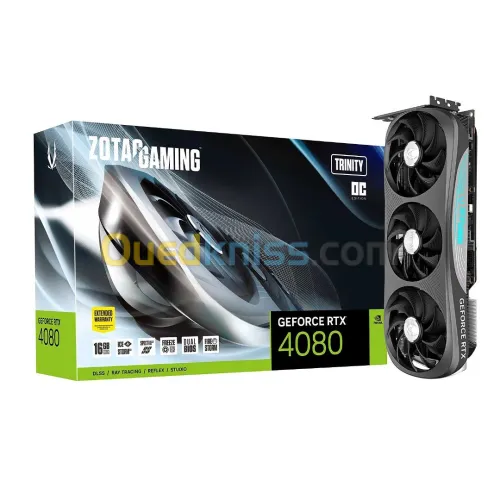 ZOTAC GeForce RTX 4080 Trinity Black 16 GB GDDR6X