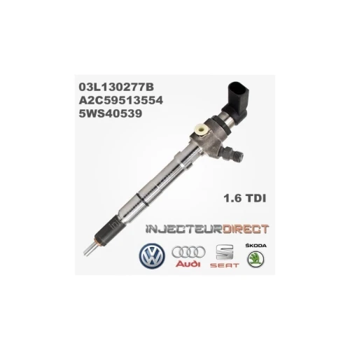INJECTEUR SKODA RAPID GOLF 1.6 TDI 03L130277B
