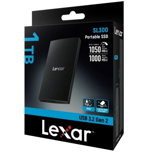 SSD EXTERNE LEXAR 1TO 2.5" USB 3.2 GEN2 1050MB/S