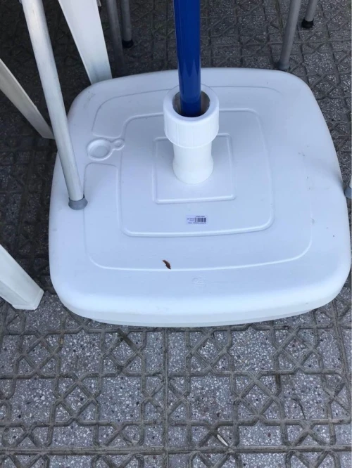 Support Parasol En Béton Ou Plastique Remplir D'eau ou de Sable